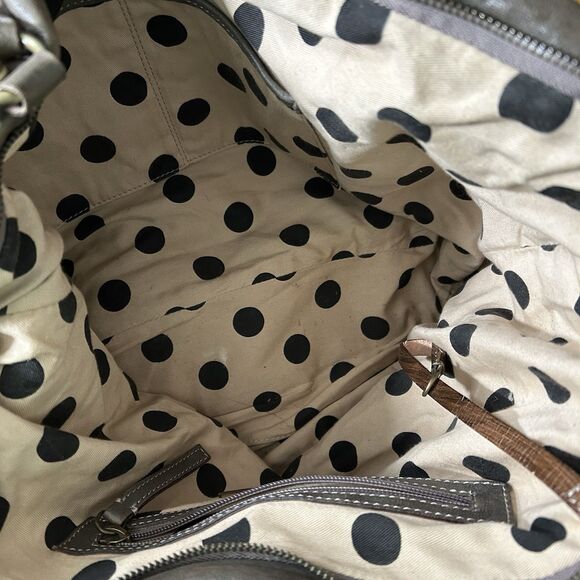 Calvalcanti Genuine Leather Handbag Shoulder Purse Crossbody Strap Made In Italy - Picture 12 of 16